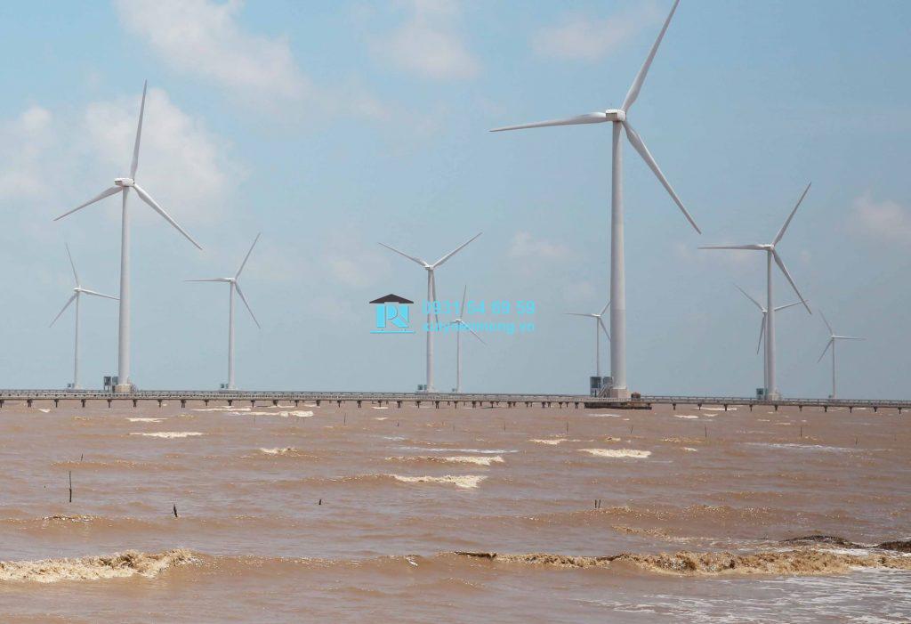 Khoan cọc nhồi công trình điện gió Tiền Giang