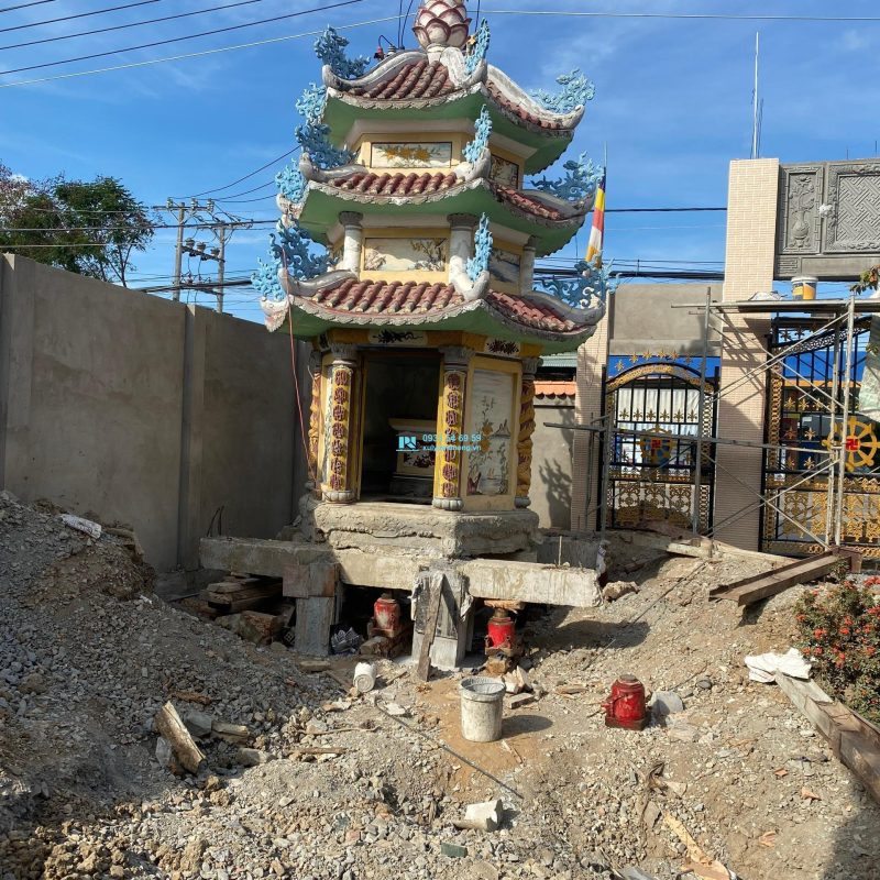 Di dời tháp chùa thị xã gò công tiền giang