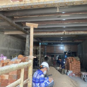 Gia cường móng, cột, đầm, sàn và xây thêm 3 tầng Nam Quốc Cang Quận 1 TPHCM