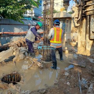 Khoan cọc nhồi D600 Vincom Quận 9