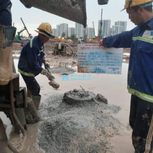 Khoan cọc nhồi d600 tầng hầm quận 2