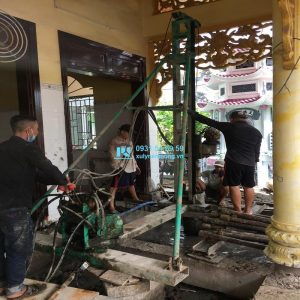Khoan coc nhoi gia cuong mong chua thien duc thu duc