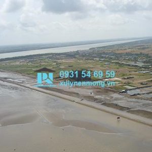 Cọc Nhồi Khoan D1000 nhà máy điện gió Tân Phú Đông 2 - Tiền Giang