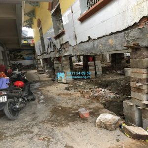 Nâng chùa lên cao 3,5m - Chùa Thiên Đức - Thành Phố Thủ Đức